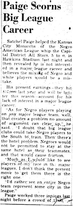 article from Knickerbocker News August 6, 1942