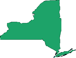 outline of New York State