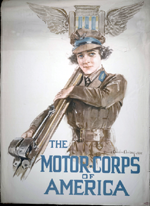 US WWI poster (general): The Motor Corps