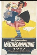 Austrian WWI poster: Allgemeine Wäschesammlung 1917