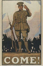 Australian WWI poster: Come!