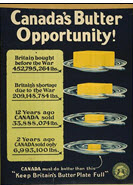 Canadian WWI general poster: Canada's Butter Opportunity