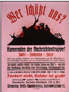German WWI poster: Wer schützt uns?