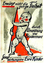 German WWI poster: Erw?rgt nicht die Junge Freiheit...