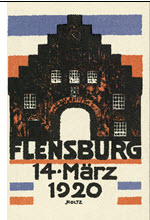German WWI poster: Flensburg 14.März 1920
