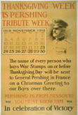 US WWI poster (general): Thanksgiving Week
