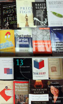 montage of book covers from the exhibit
