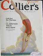 Collier's magazine cover from July 1929.