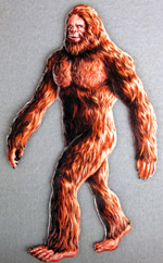 Depiction of Bigfoot.