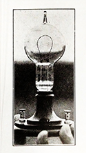 Closeup photo of old fashioned lightbulb