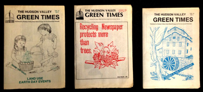 Three issues of the Hudson Valley Green Times.