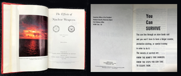 Two federal documents dealing with nuclear weapons