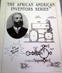 Cover of the pamphlet 'The African American Inventors Series,' from the on-site exhibit.
