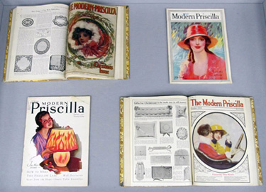 display case 3 of Priscilla magazines