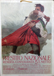 Italian WWI poster: national loan