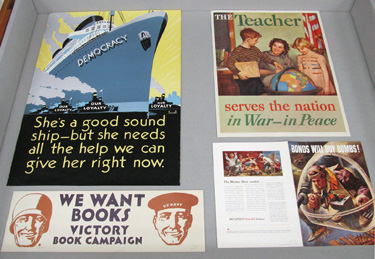 World War II Posters Display Case 3