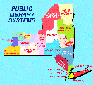 Image map of public library systems in New York State
