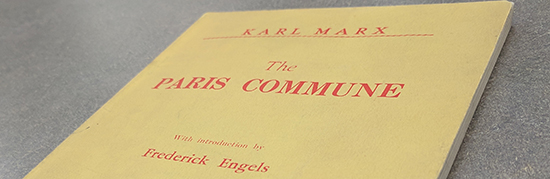 Front cover of The Paris Cummune by Karl Marx