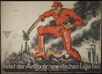 German WWI poster: Tretet der Antibolschewistischen...