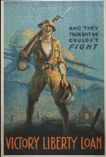 US WWI poster (general): And They Thought