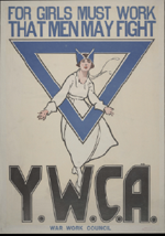 US WWI poster (general): For Girls Must Work