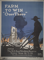 US WWI poster (general): Farm To Win