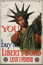 US WWI poster (general): You Buy a Liberty Bond