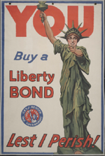 US WWI poster (general): You Buy a Liberty Bond