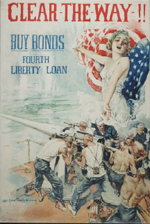 US WWI poster (general): Clear The Way!!