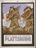US WWI recruitment poster: Are You Trained to Do Your Share?