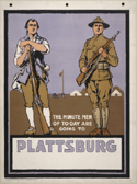 US WWI recruitment poster: The Minute Men of Today