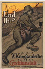 Austrian WWI poster: Un Ihr? Zeichnet