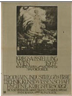Austrian WWI poster: Kriegsausstellung Wien 1917