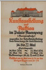 Austrian WWI poster: Kunstausstellung und Auktion...