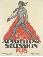 Austrian WWI poster: 50. Ausstellung Secession...