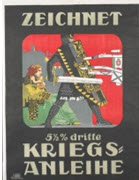 Austrian WWI poster: Zeichnet 5½% dritte Kriegs-anleihe