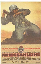 Austrian WWI poster: K.K. Priv. Allgemeine Verkehrsbank, Wien