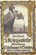 Austrian WWI poster: Zeichnet/5. Kriegsanleihe