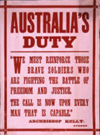 Australian WWI poster: Australia's Duty