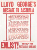 Australian WWI poster: Australians, Arise!