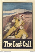 Australian WWI poster: The Last Call