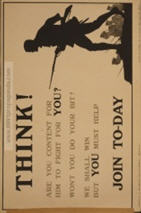 Australian WWI poster: Think!
