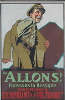Canadian WWI general poster: Allons! Finissons La Besogne