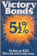 Canadian WWI general poster: Victory Bonds 5½%