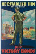 Canadian WWI general poster: Re-establish Him...
