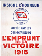 Canadian WWI general poster: Insigne d'Honneur Portée...