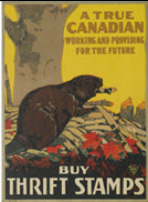 Canadian WWI general poster: A True Canadian