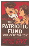 Canadian WWI general poster: G'Bye Mary/The Patriotic Fund Will Care for You 