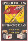 Canadian WWI general poster: Uphold The Flag...
