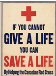 Canadian WWI general poster: If You Cannot Give a Life...
